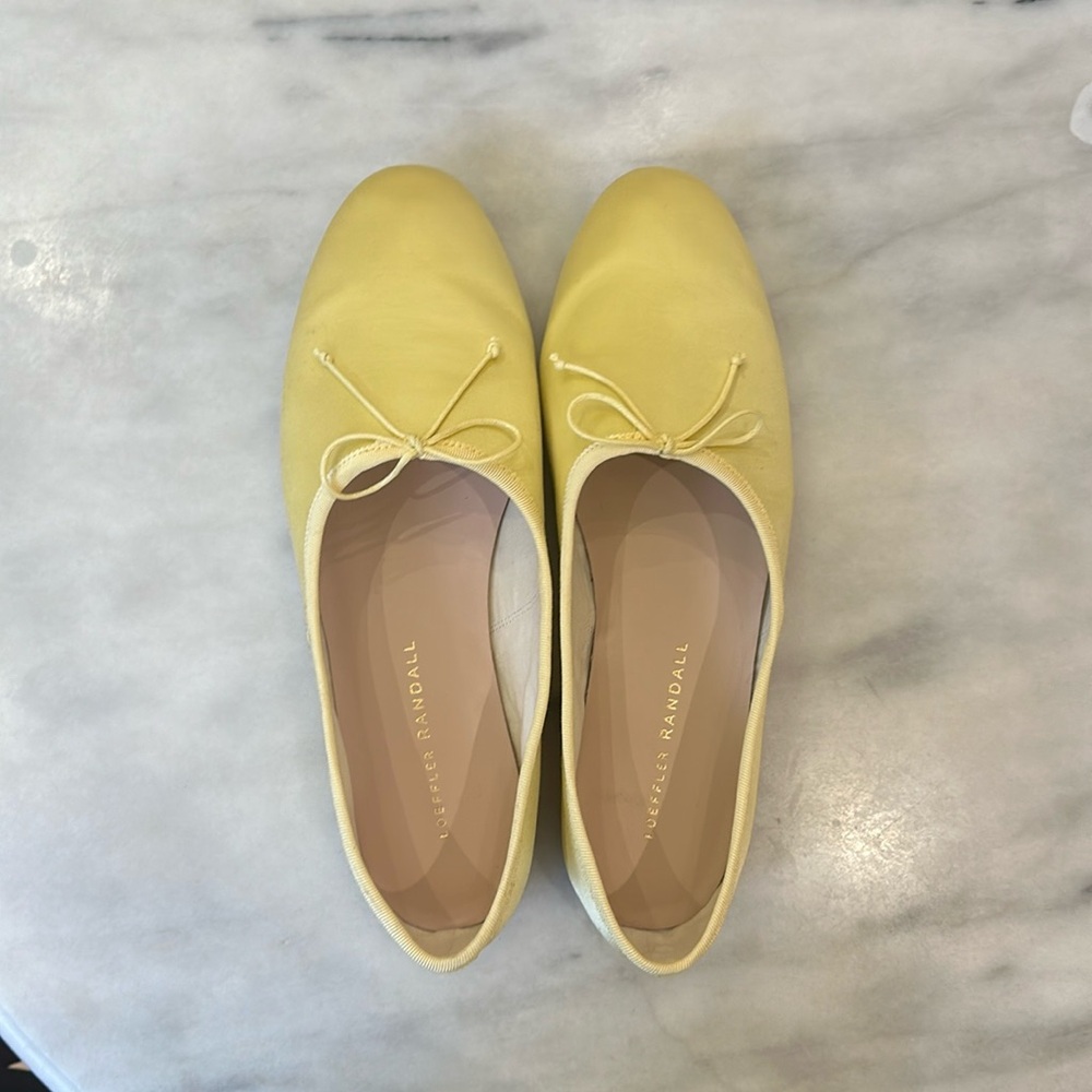 Loeffler Randall yellow ballet flats